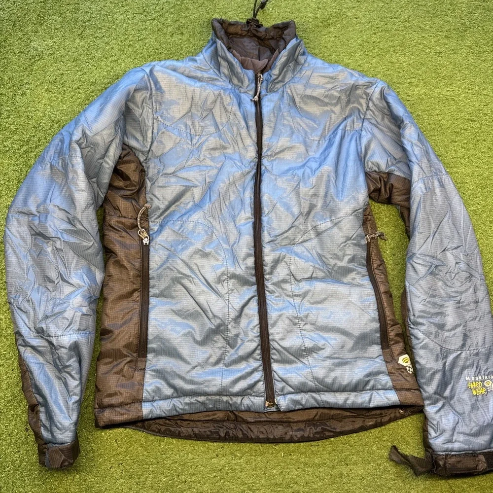 Mountain Hardwear Primaloft Women's Jacket Full Zip Blue Black Size‎ 6